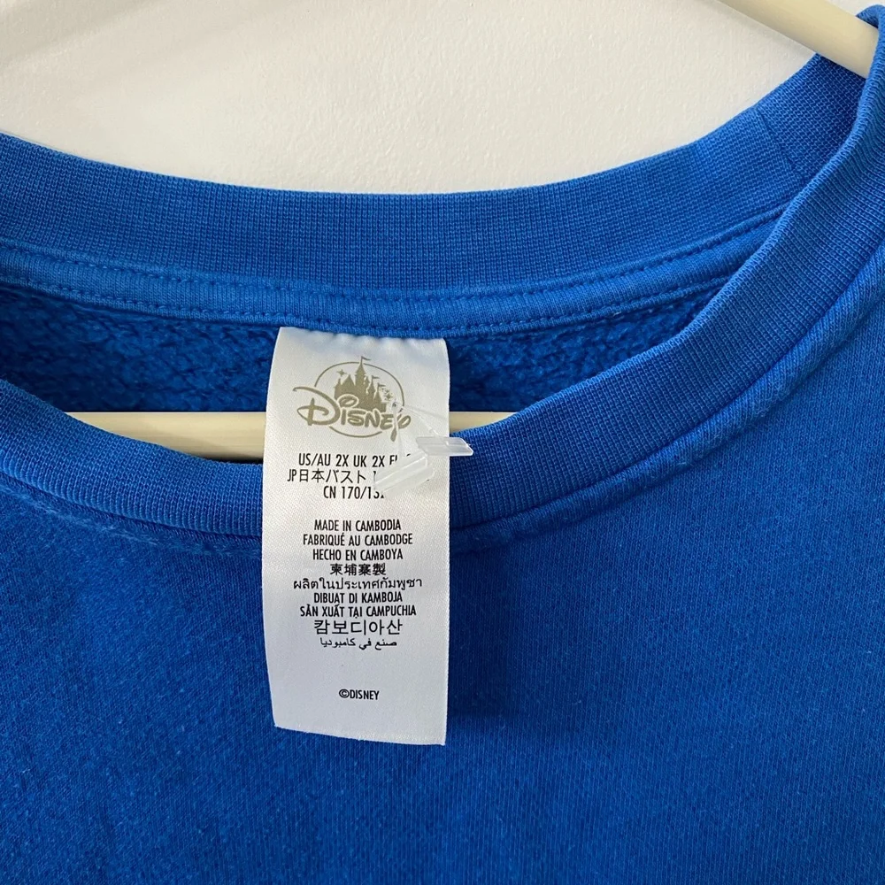 DisneyParks Disneyland Resort Goofy Back to Front Pullover Sweatshirt F - Picture 6 of 7